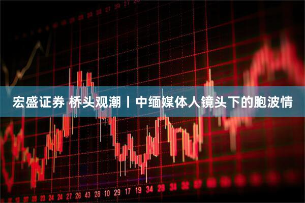 宏盛证券 桥头观潮丨中缅媒体人镜头下的胞波情