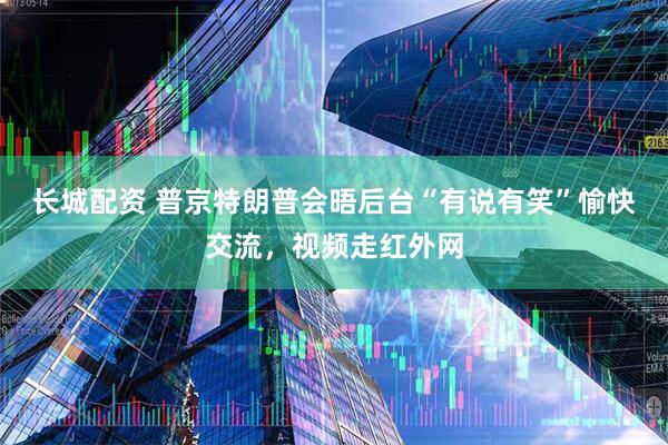 长城配资 普京特朗普会晤后台“有说有笑”愉快交流，视频走红外网