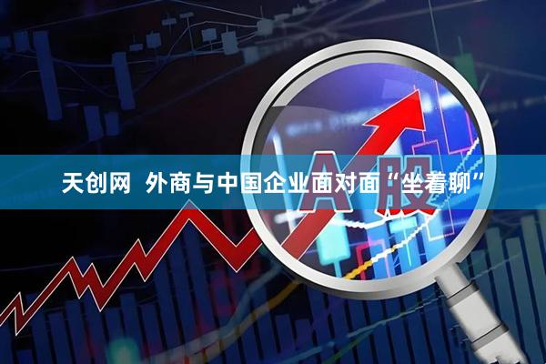 天创网  外商与中国企业面对面“坐着聊”