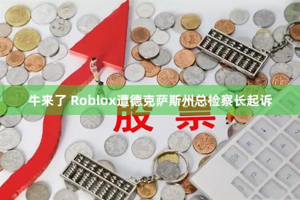 牛来了 Roblox遭德克萨斯州总检察长起诉